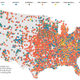 Illustration for article titled Map: What's The Nearest Pizza Chain?